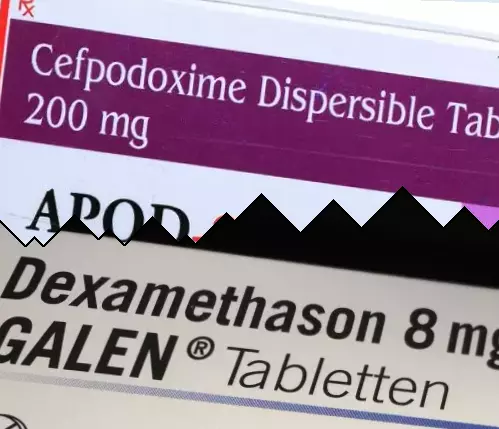 Cefpodoxime vs Deksametason