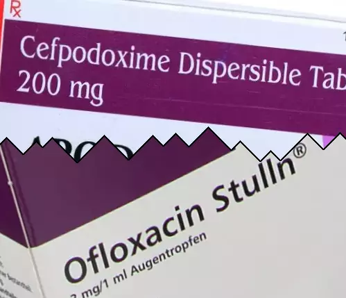 Cefpodoxime vs Ofloksacin
