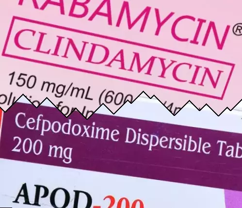 Klindamycin vs Cefpodoxime