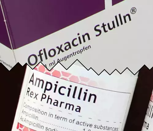 Ofloksacin vs Ampicillin