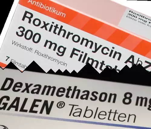 Roxitromycin vs Deksametason