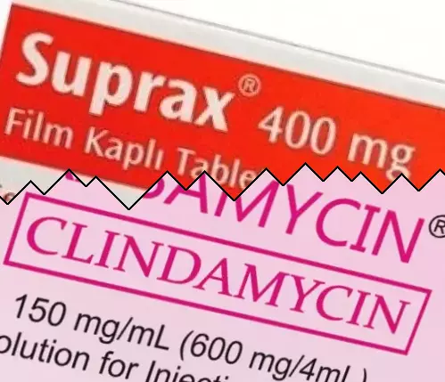 Suprax vs Klindamycin